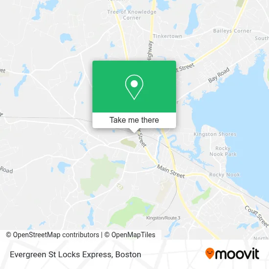 Evergreen St Locks Express map