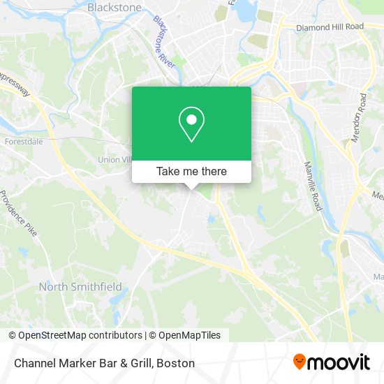 Channel Marker Bar & Grill map