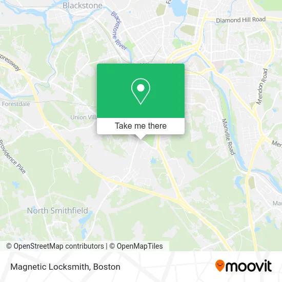 Magnetic Locksmith map