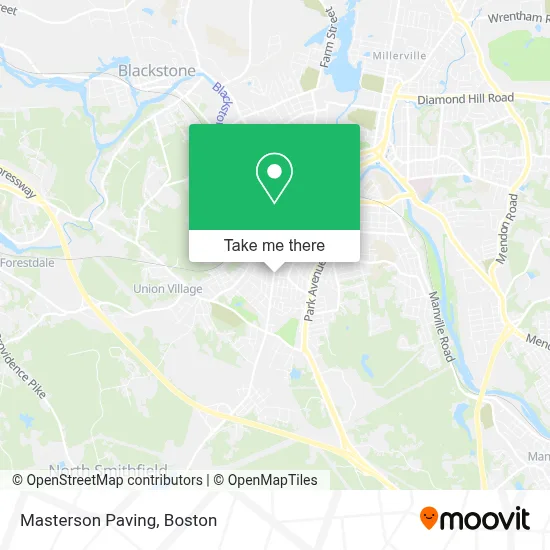 Masterson Paving map