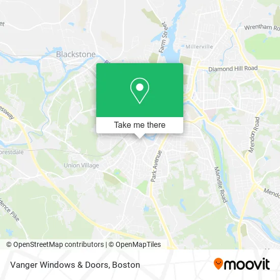 Vanger Windows & Doors map