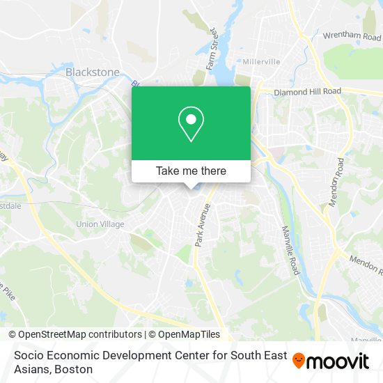 Socio Economic Development Center for South East Asians map