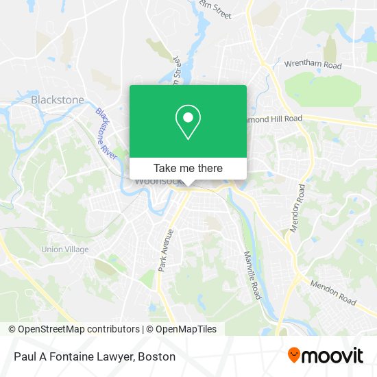 Mapa de Paul A Fontaine Lawyer
