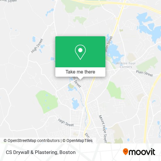 CS Drywall & Plastering map