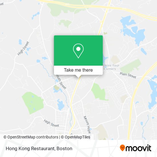 Hong Kong Restaurant map