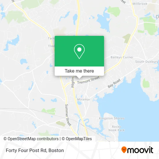 Forty Four Post Rd map