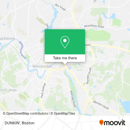 DUNKIN' map