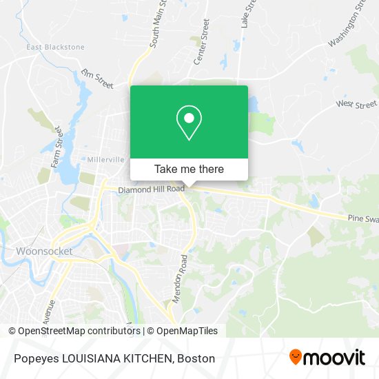 Popeyes LOUISIANA KITCHEN map