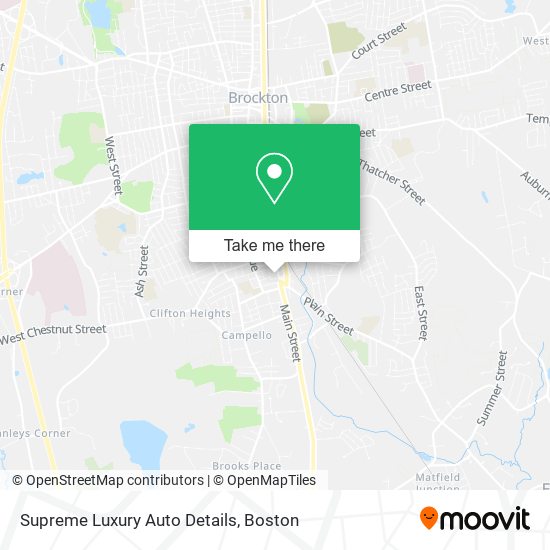 Supreme Luxury Auto Details map