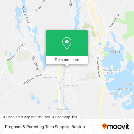 Pregnant & Parenting Teen Support map