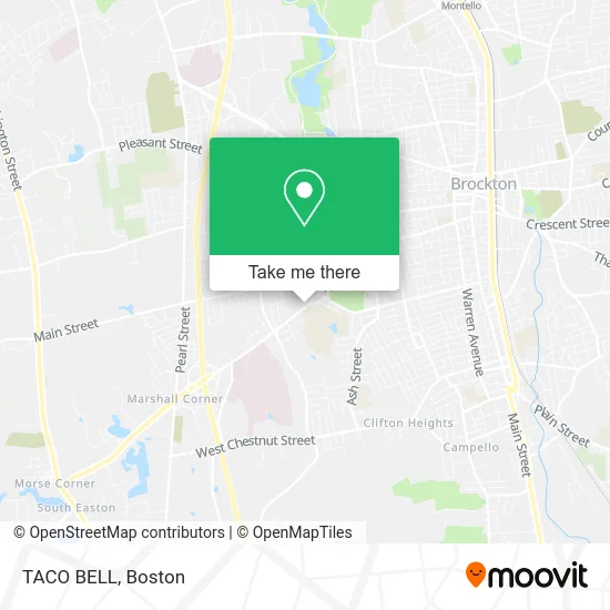 TACO BELL map