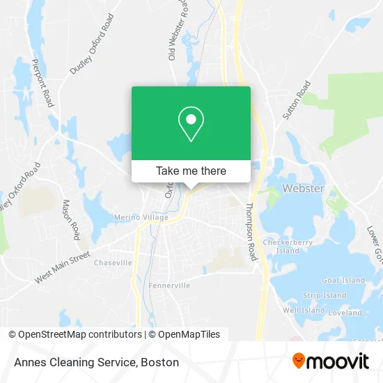 Annes Cleaning Service map