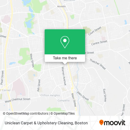 Uniclean Carpet & Upholstery Cleaning map