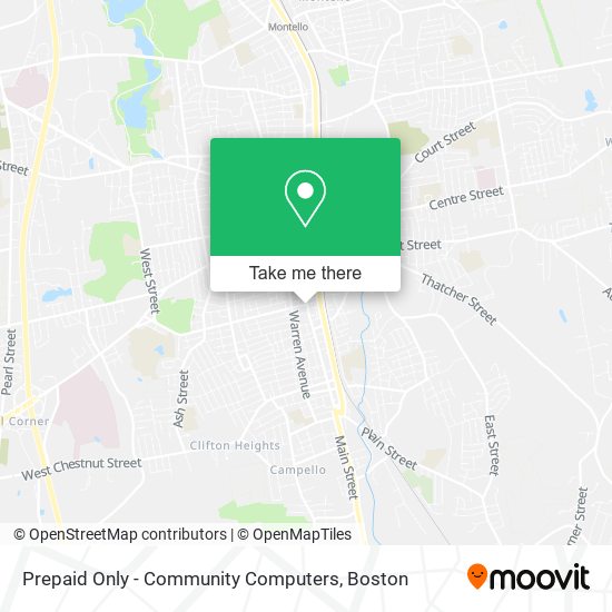 Mapa de Prepaid Only - Community Computers