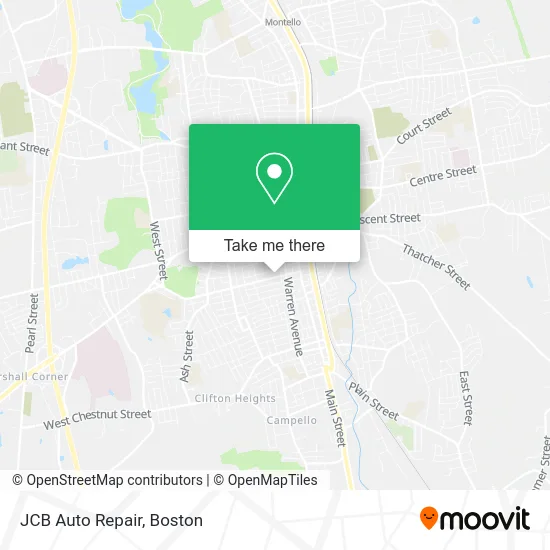JCB Auto Repair map