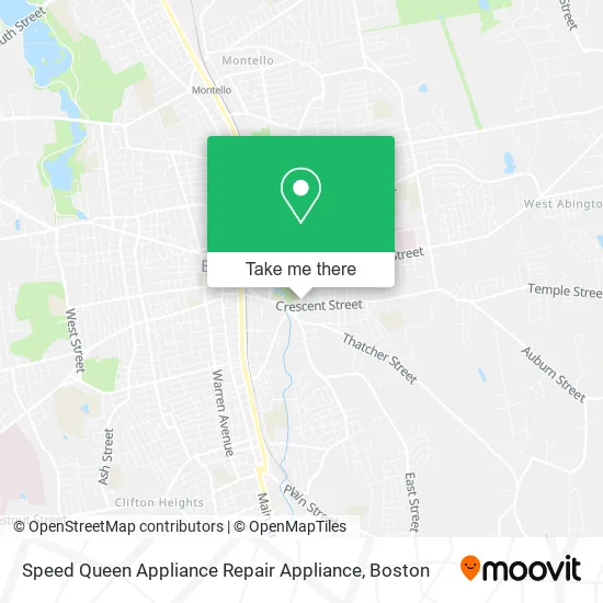 Mapa de Speed Queen Appliance Repair Appliance