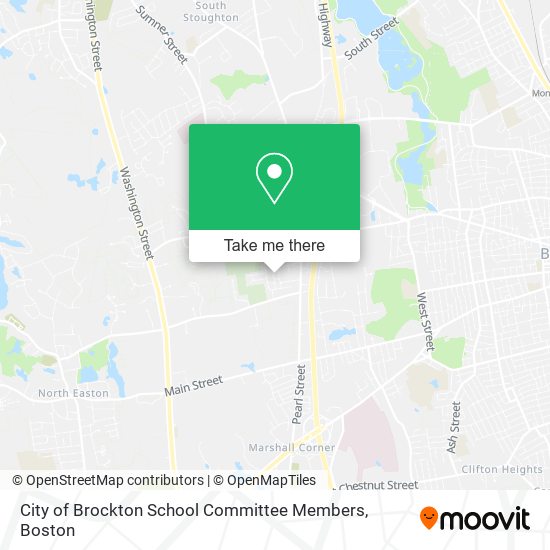 City of Brockton School Committee Members map