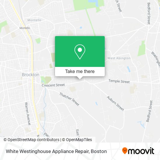 White Westinghouse Appliance Repair map