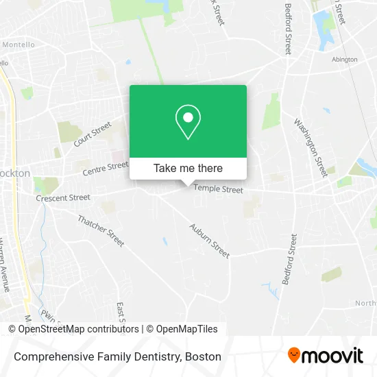Comprehensive Family Dentistry map