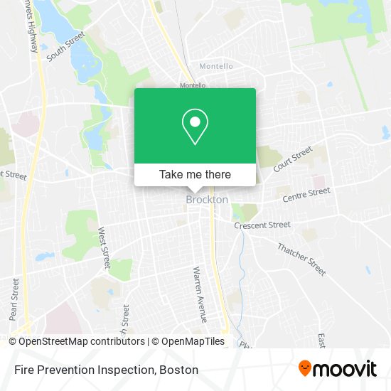 Mapa de Fire Prevention Inspection