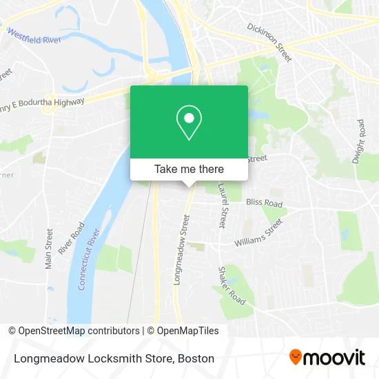 Longmeadow Locksmith Store map