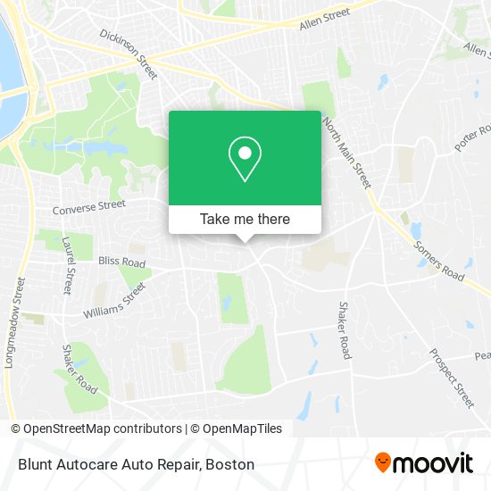 Mapa de Blunt Autocare Auto Repair