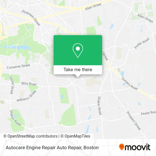 Autocare Engine Repair Auto Repair map