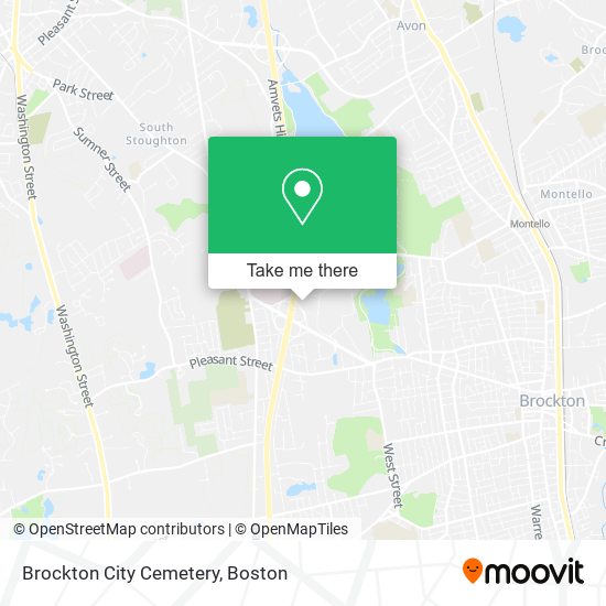 Brockton City Cemetery map