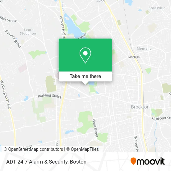 ADT 24 7 Alarm & Security map