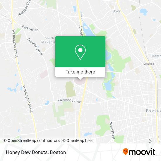 Mapa de Honey Dew Donuts