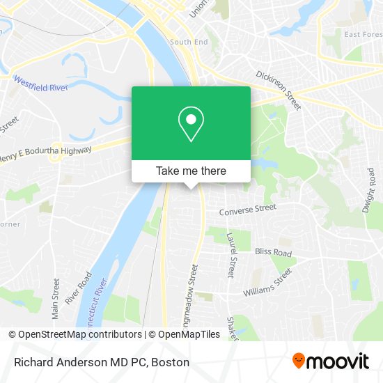 Mapa de Richard Anderson MD PC