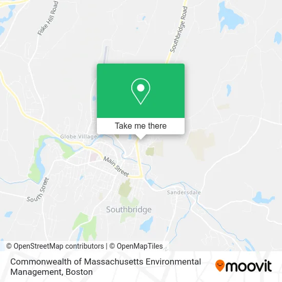 Commonwealth of Massachusetts Environmental Management map