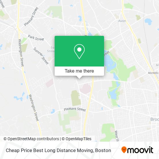 Cheap Price Best Long Distance Moving map
