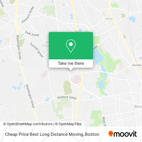 Cheap Price Best Long Distance Moving map
