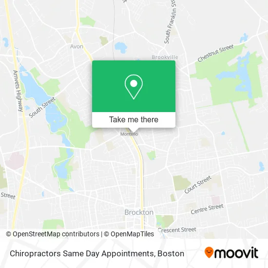 Mapa de Chiropractors Same Day Appointments