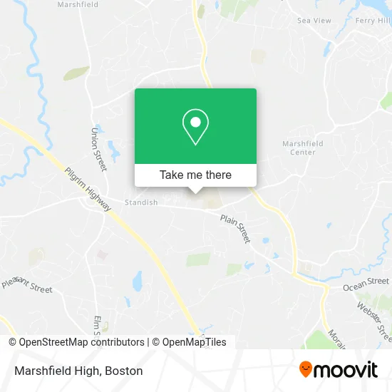 Marshfield High map