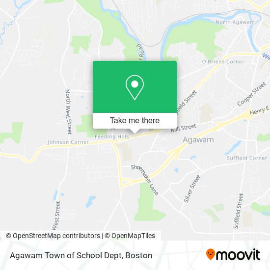 Mapa de Agawam Town of School Dept