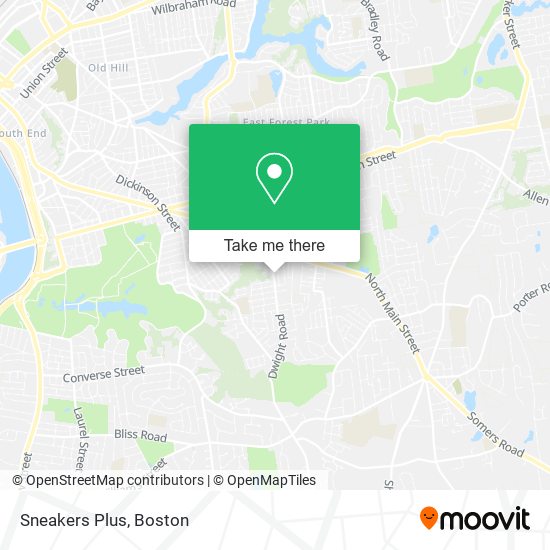Mapa de Sneakers Plus