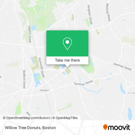 Mapa de Willow Tree Donuts