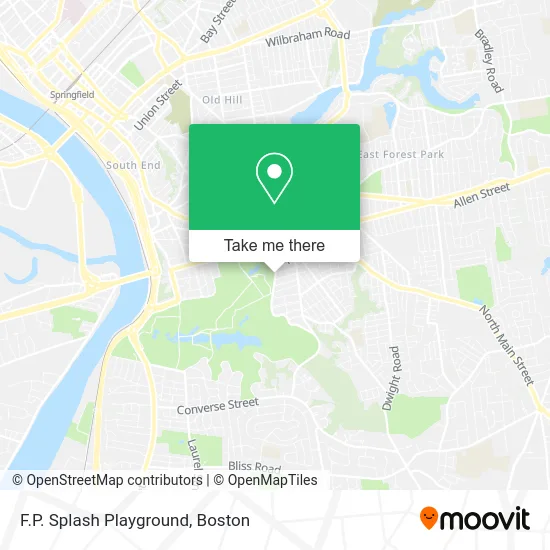 F.P. Splash Playground map