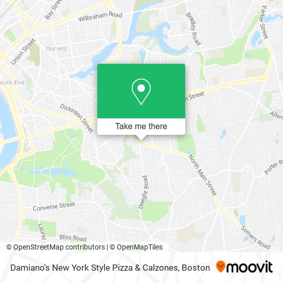 Damiano's New York Style Pizza & Calzones map