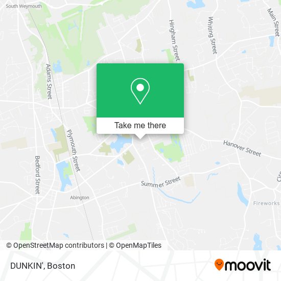 DUNKIN' map