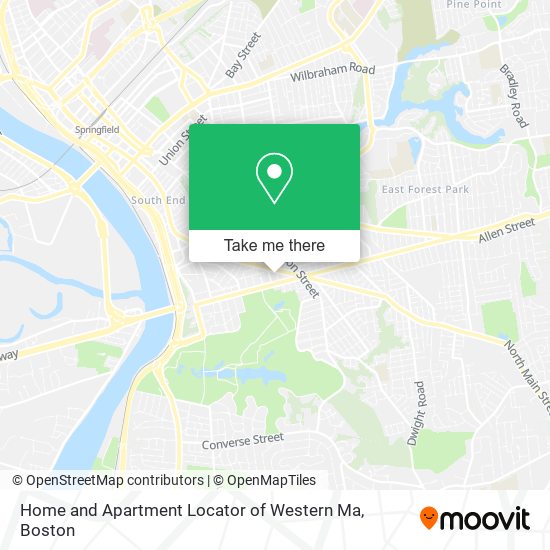 Mapa de Home and Apartment Locator of Western Ma