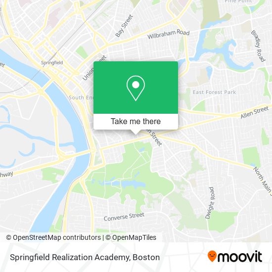 Mapa de Springfield Realization Academy