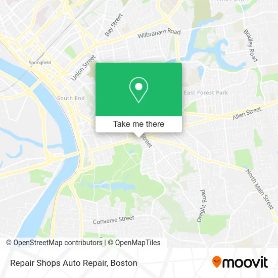 Repair Shops Auto Repair map