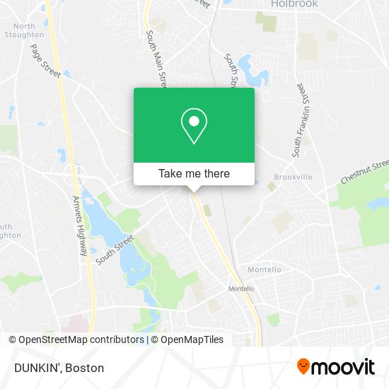 DUNKIN' map