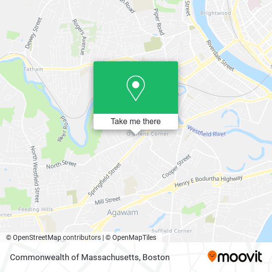 Commonwealth of Massachusetts map
