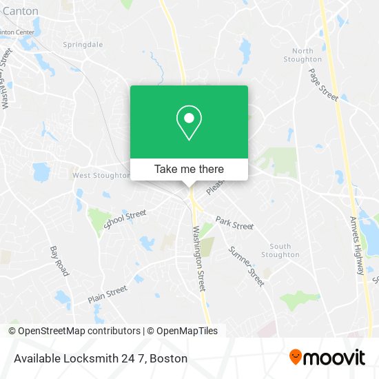 Available Locksmith 24 7 map