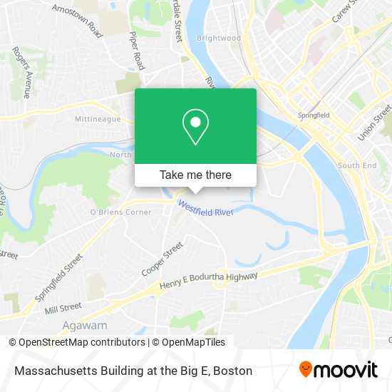 Massachusetts Building at the Big E map