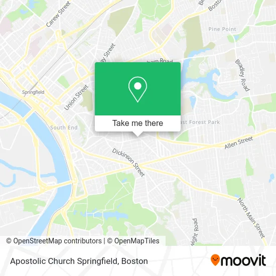 Apostolic Church Springfield map